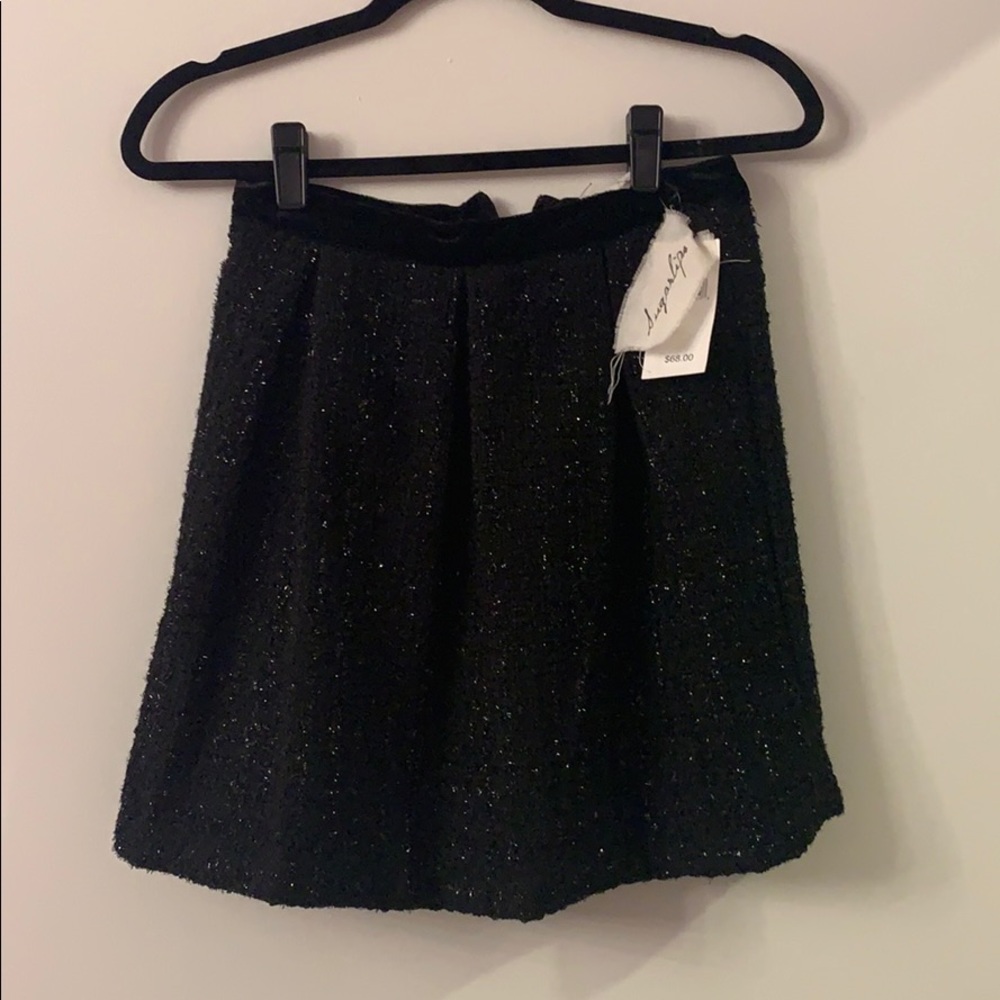 Sugar Lips black sparkly skirt
